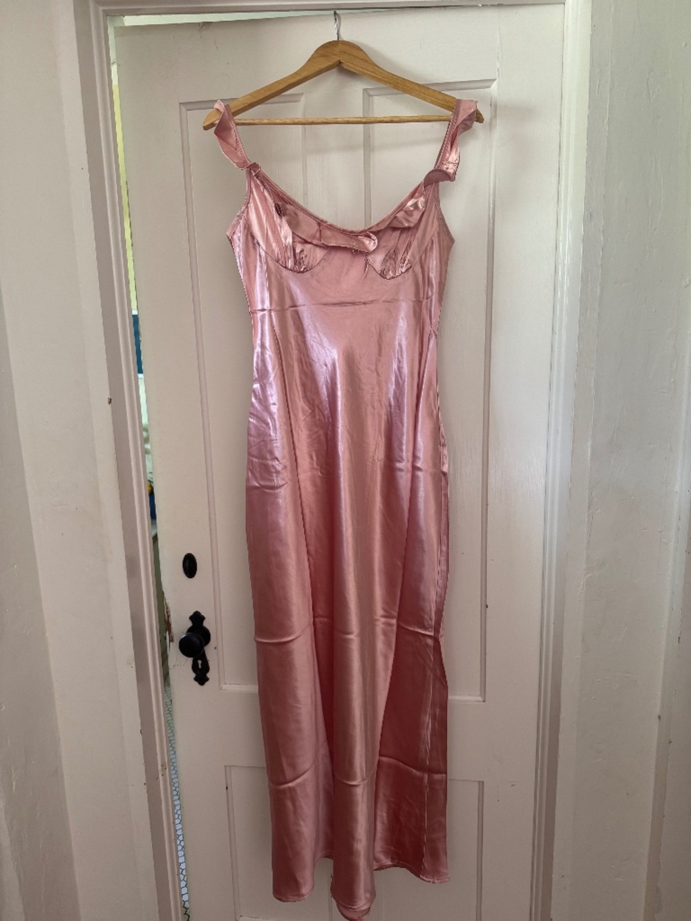Gorgeous Pink Satin VRG dress!